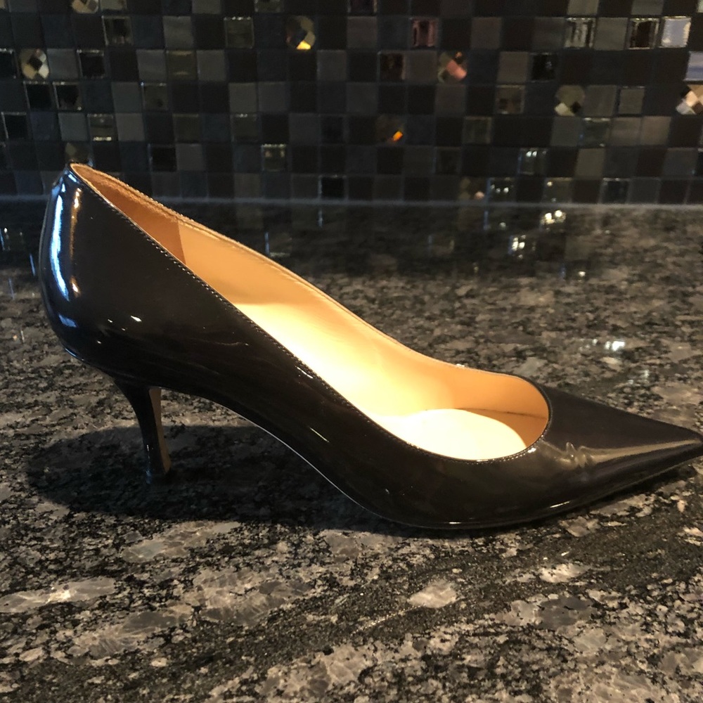 Jimmy Choo Navy Patent Heels - Picture 6 of 16